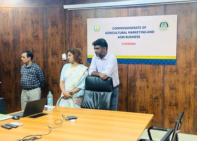 Food Research Lab team at the Commissionerate of Agricultural Marketing and Agri Business, Chennai